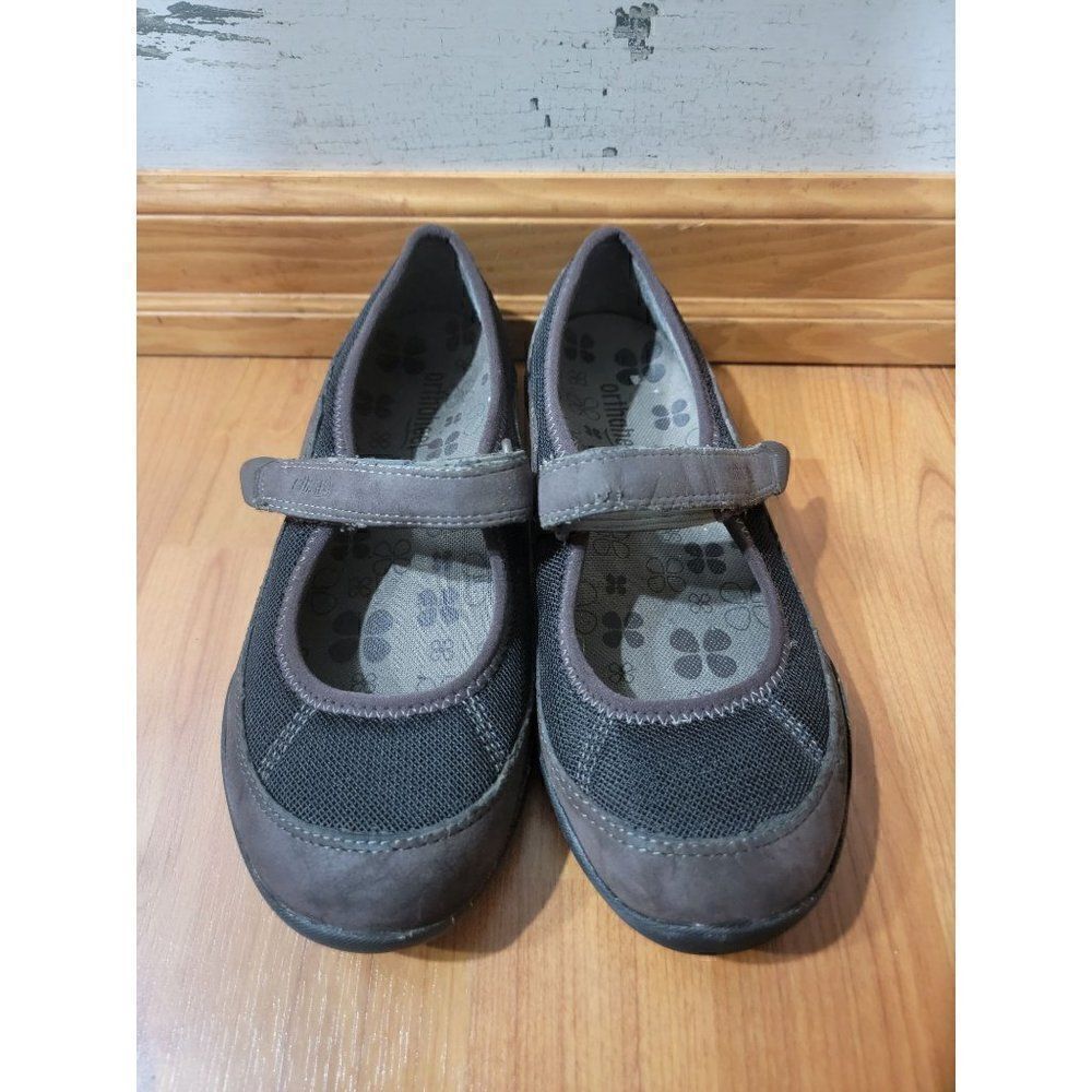 Orthaheel Arcadia Mary Jane Brown Womens 5 Euro 36